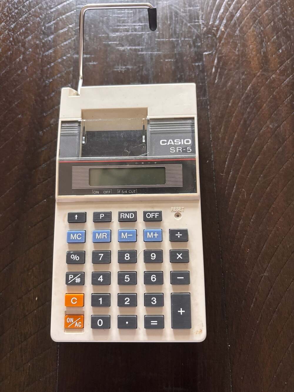 Vintage Casio SR-5 Printing Calculator